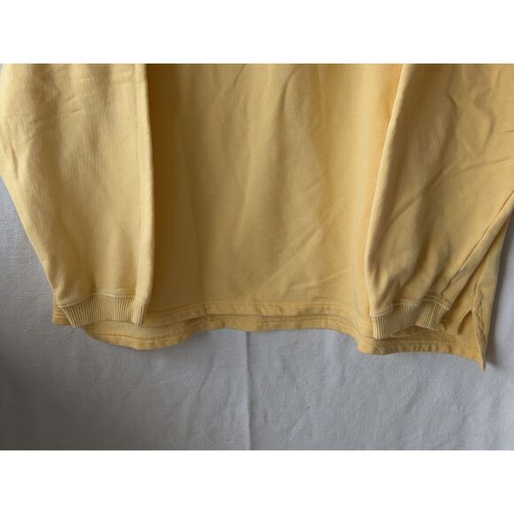 Eddie Bauer Ebtek Sweat Shirt Yellow Men's Medium - Picture 2 of 11